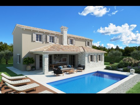 Barban, Beautiful Villa with a swimming pool
